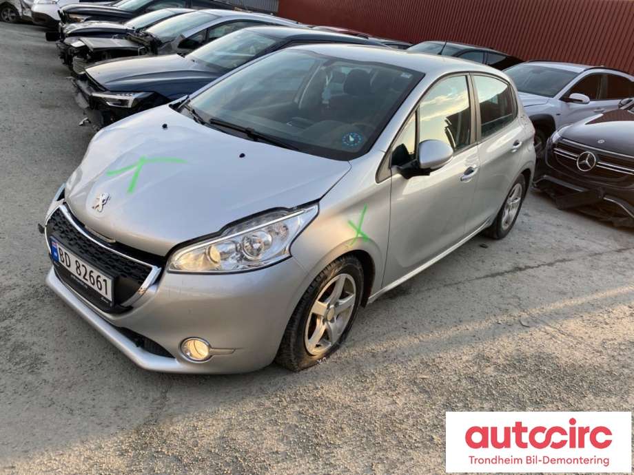 Peugeot 208 2012-2019 (Type I) , Motorkode: 8HR, Girkassekode: 2222YR