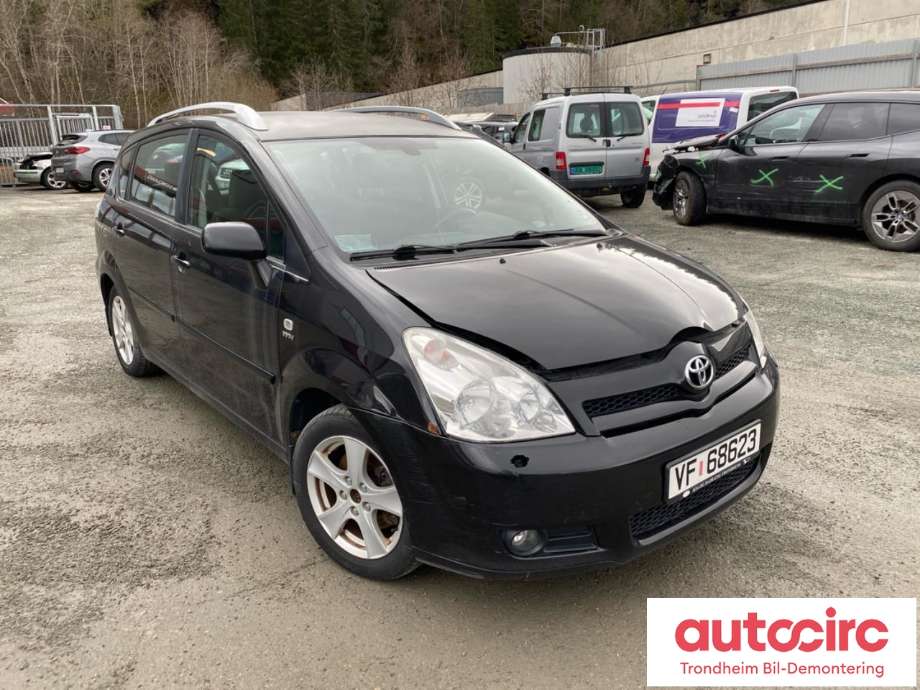 Toyota Verso 2004-2009 (Type II) , Motorkode: 3ZZ-FE, Girkassekode: 