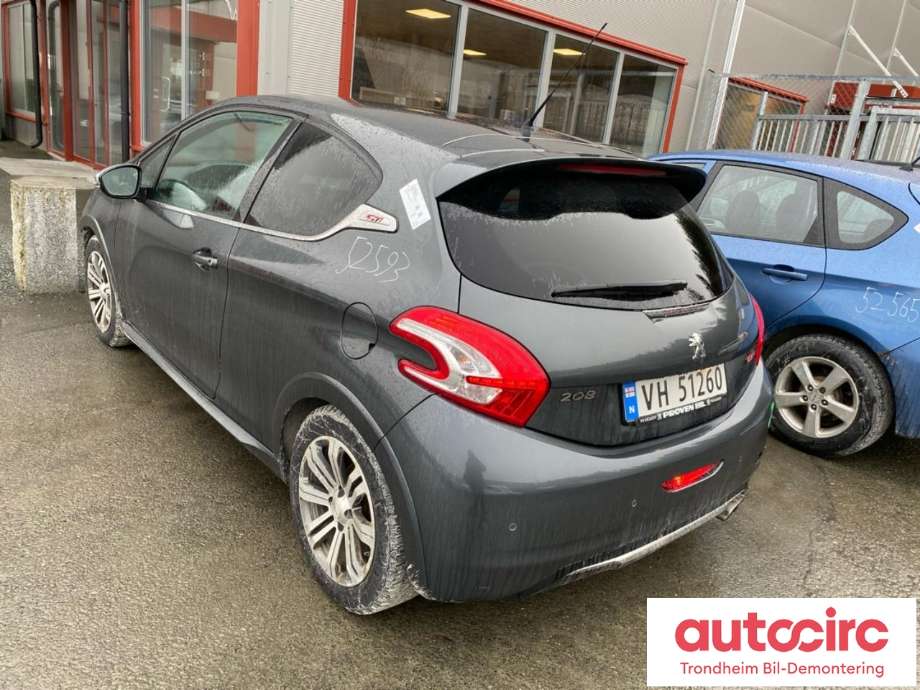 Peugeot 208 2012-2019 (Type I) , Motorkode: 5FU, Girkassekode: 1608710080