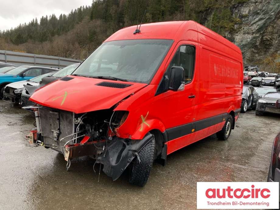 Mercedes Sprinter 2013-2018 (Fase 2) (906) (906), Motorkode: 651955, Girkassekode: 722908