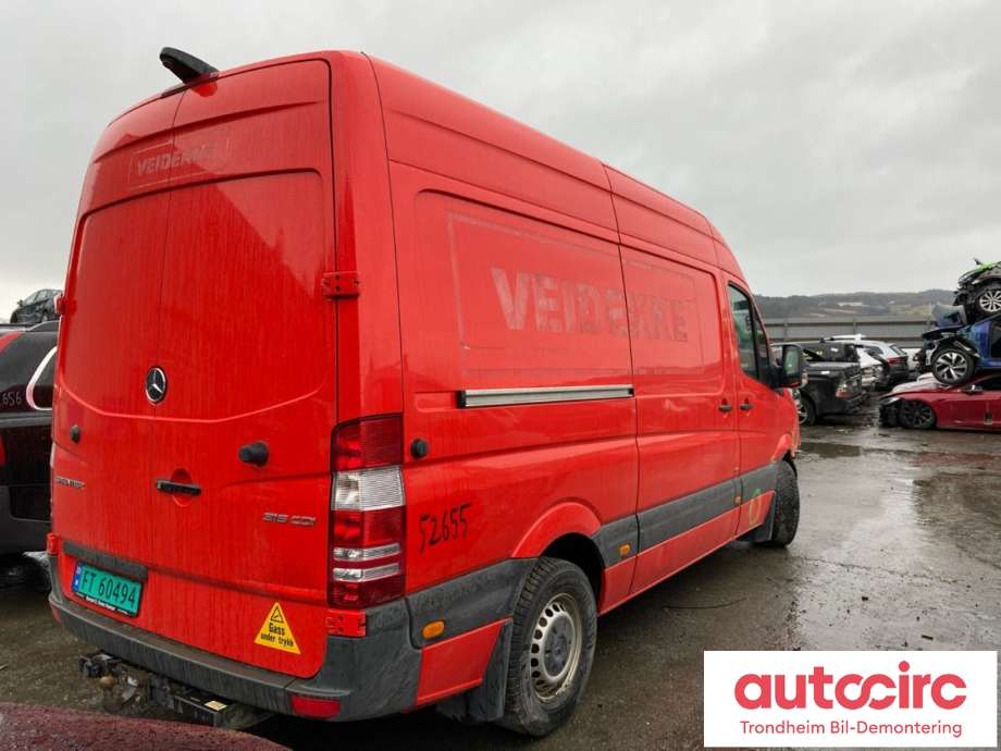 Mercedes Sprinter 2013-2018 (Fase 2) (906) (906), Motorkode: 651955, Girkassekode: 722908