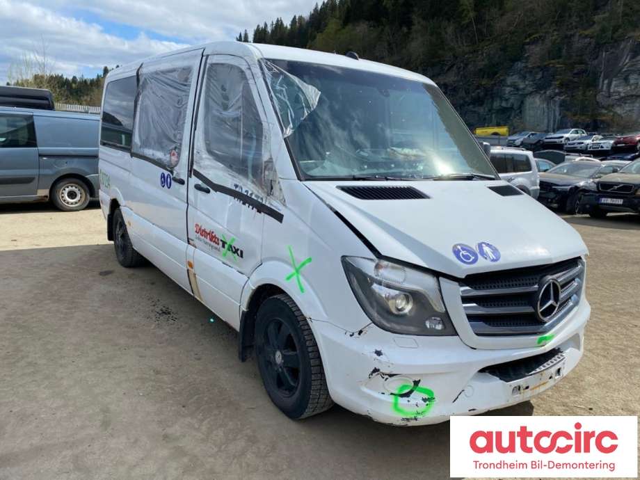 Mercedes Sprinter 2013-2018 (Fase 2) (906) (906), Motorkode: 651955, Girkassekode: 722908