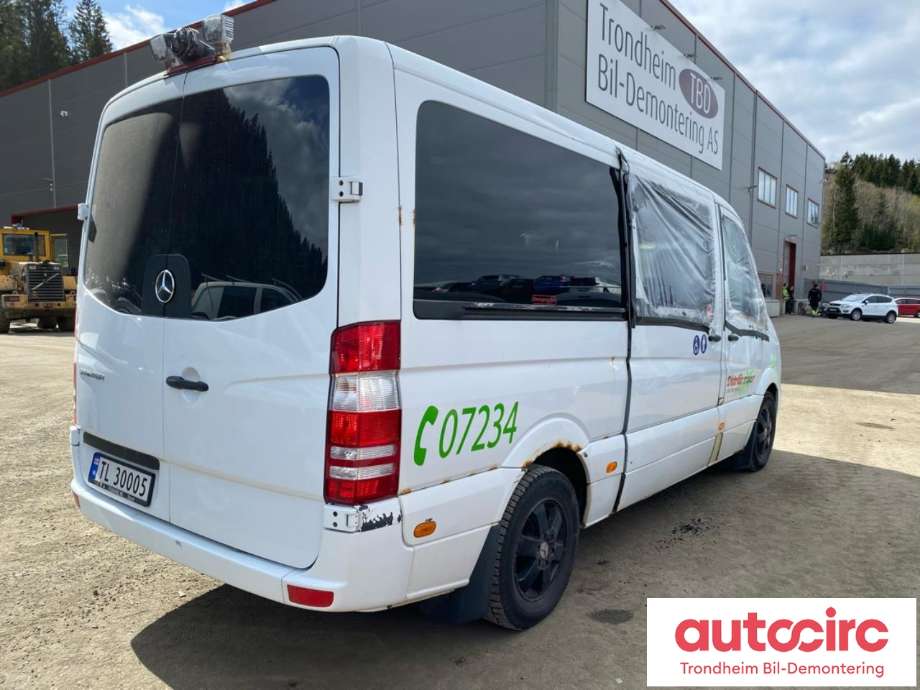 Mercedes Sprinter 2013-2018 (Fase 2) (906) (906), Motorkode: 651955, Girkassekode: 722908