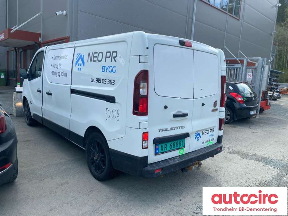 Fiat Talento 2016-->> , Motorkode: R9M-452, Girkassekode: BVM6