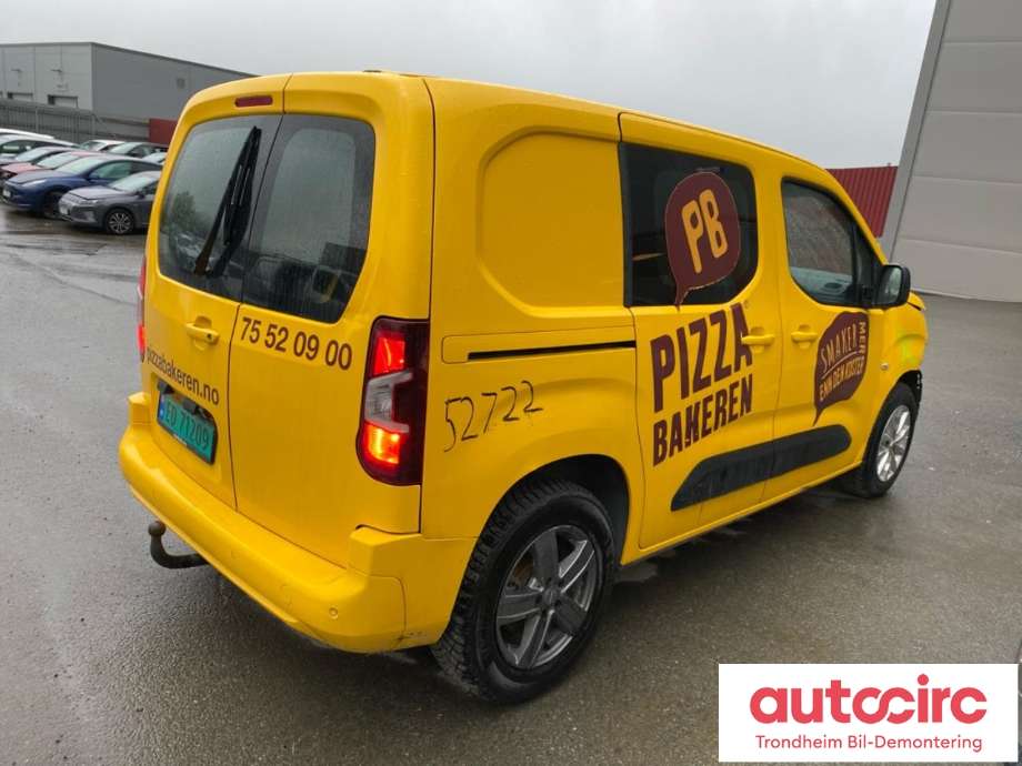 Opel Combo E 2019-->> , Motorkode: ZKX, Girkassekode: 