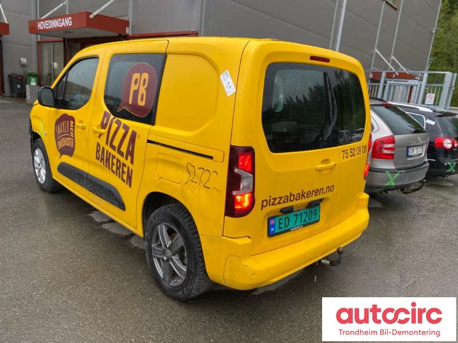Opel Combo E 2019-->> , Motorkode: ZKX, Girkassekode: 