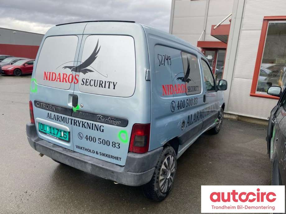Citroën Berlingo 2002-2008 (Type I, Fase 2) , Motorkode: KFW, Girkassekode: 2222 P9
