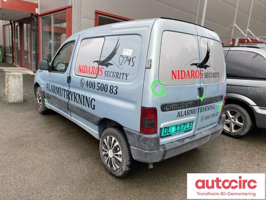 Citroën Berlingo 2002-2008 (Type I, Fase 2) , Motorkode: KFW, Girkassekode: 2222 P9