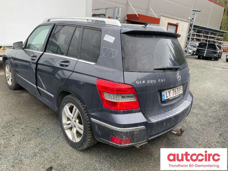 Mercedes GLK 2008-2015 (X204) (X204), Motorkode: 651912, Girkassekode: 722965