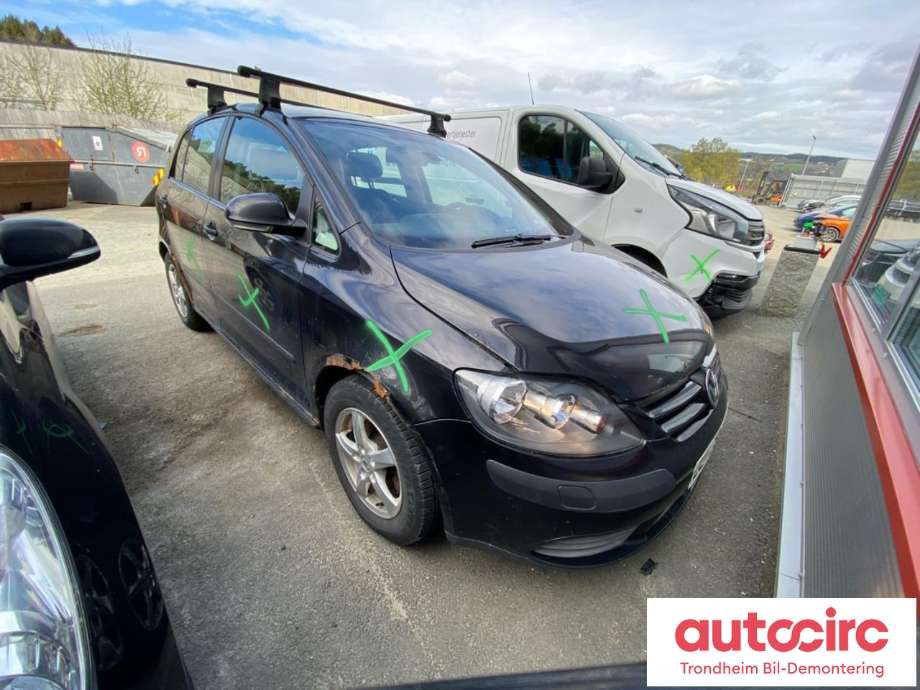 VW Golf, Plus/Cross 2005-2009 (Fase 1) , Motorkode: BSE, Girkassekode: GVY