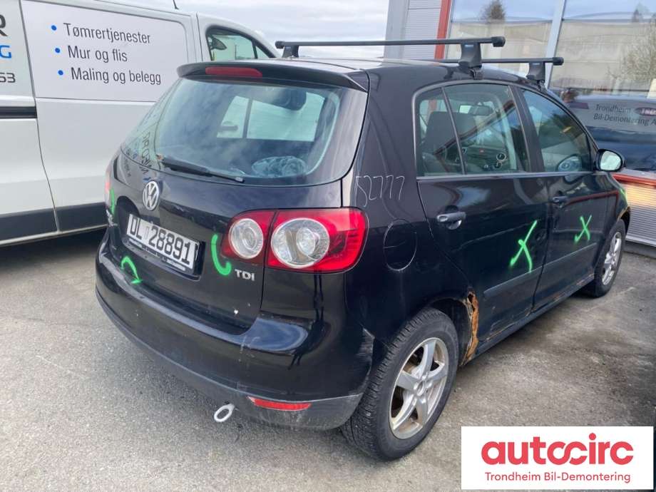 VW Golf, Plus/Cross 2005-2009 (Fase 1) , Motorkode: BSE, Girkassekode: GVY