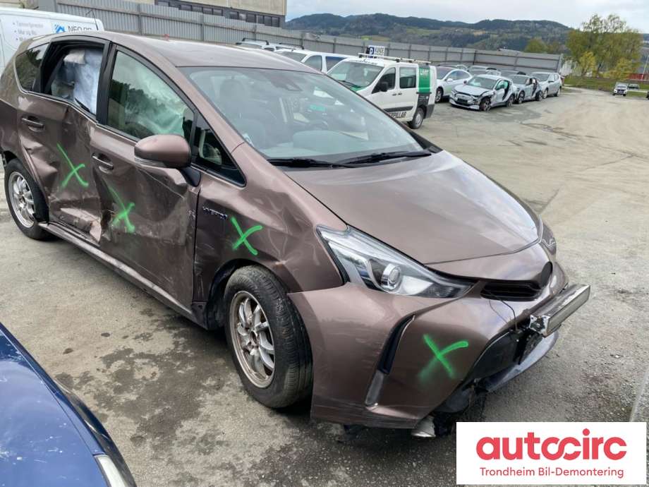 Toyota Prius +7 2012-2020 (Type III) (stasjonsvogn) (stasjonsvogn), Motorkode: 2ZR-FXE, Girkassekode: 3090047130