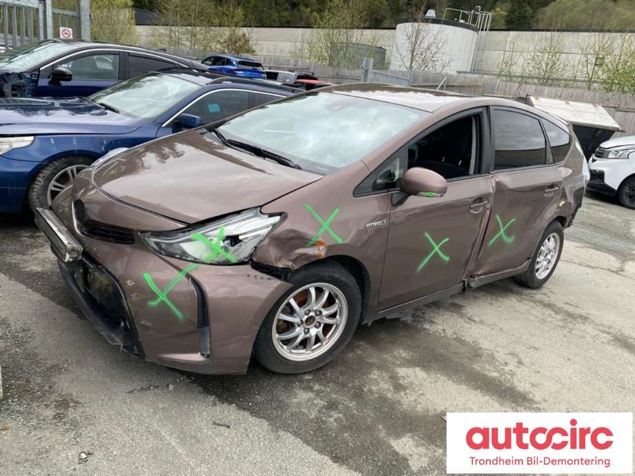 Toyota Prius +7 2012-2020 (Type III) (stasjonsvogn) (stasjonsvogn), Motorkode: 2ZR-FXE, Girkassekode: 3090047130
