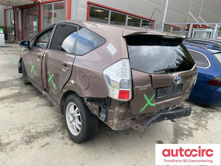 Toyota Prius +7 2012-2020 (Type III) (stasjonsvogn) (stasjonsvogn), Motorkode: 2ZR-FXE, Girkassekode: 3090047130