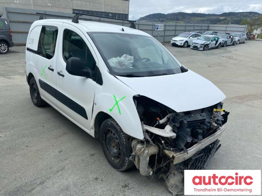 Peugeot Partner 2008-2015 (Type II, Fase 1) , Motorkode: 9HT, Girkassekode: 223122
