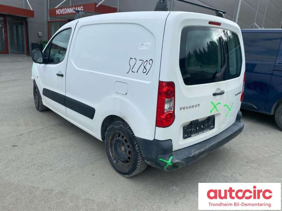 Peugeot Partner 2008-2015 (Type II, Fase 1) , Motorkode: 9HT, Girkassekode: 223122