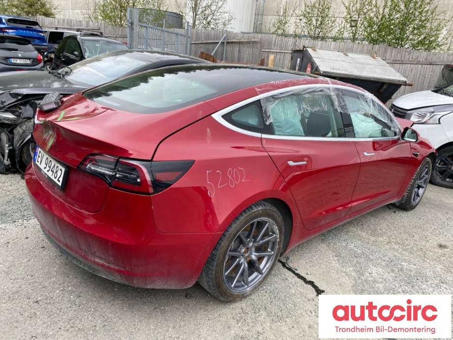 Tesla Model 3 2018-2023 (Fase 1) , Motorkode: 3D1, Girkassekode: 