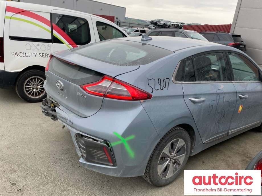 Hyundai Ioniq Electric 2016-2019 (Fase 1) , Motorkode: EM09, Girkassekode: AEEVHU61A017