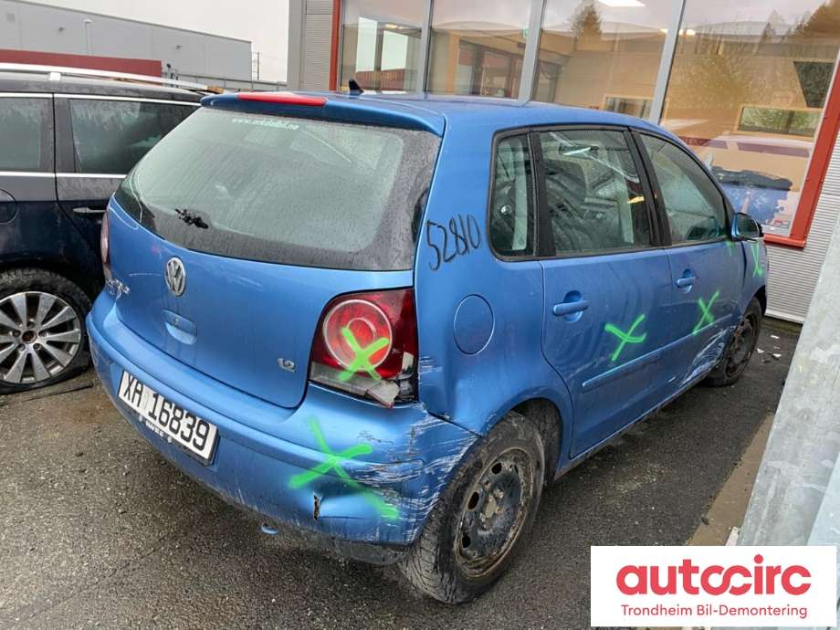 VW Polo 2005-2009 (Type IV, Fase 2) , Motorkode: BME, Girkassekode: GSB