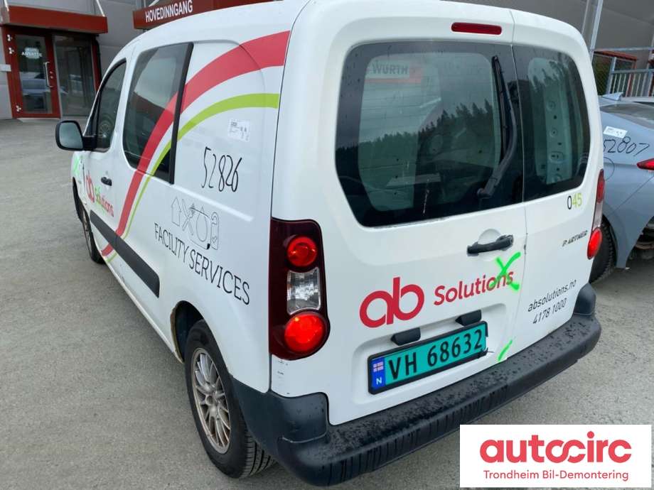 Peugeot Partner 2008-2015 (Type II, Fase 1) , Motorkode: 9HN, Girkassekode: 1608935280