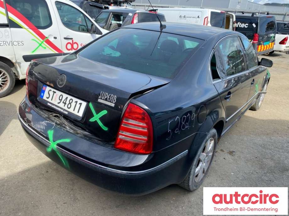 Škoda Superb 2002-2008 (Type I) , Motorkode: AVF, Girkassekode: EYF