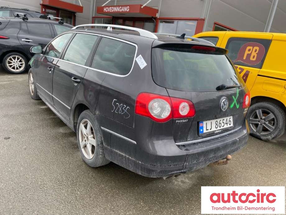 VW Passat 2005-2010 (B6) (B6), Motorkode: CBAB, Girkassekode: KNP