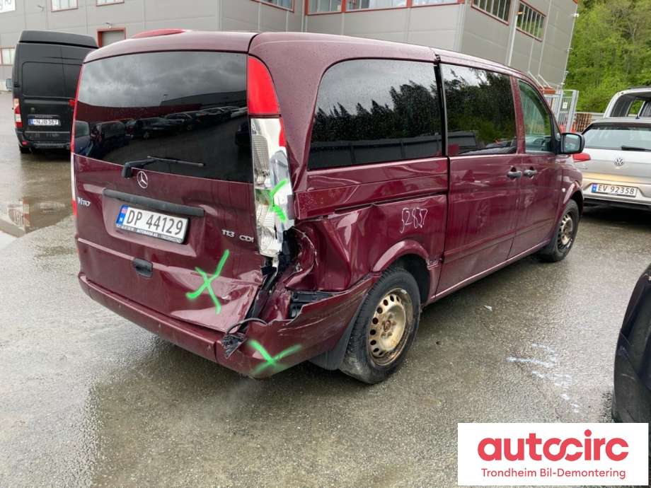 Mercedes Vito/Viano 2010-2014 (Fase 2) (W639) (W639), Motorkode: 651940, Girkassekode: 722686