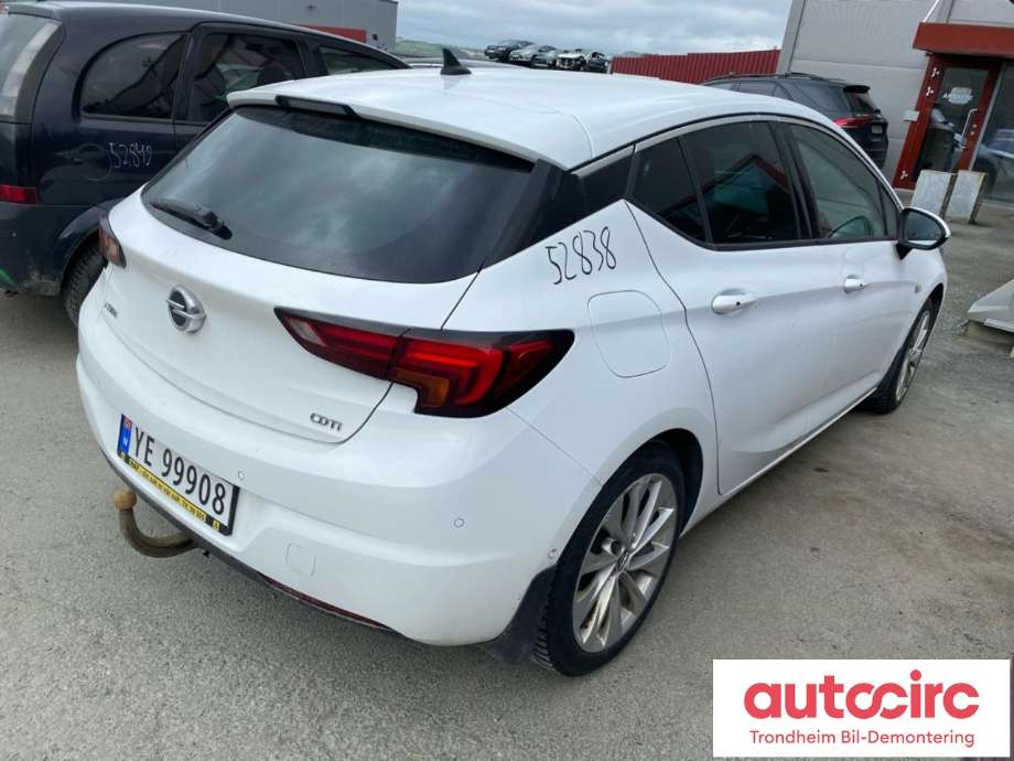 Opel Astra K 2015-->> , Motorkode: B16DTH, Girkassekode: MNP