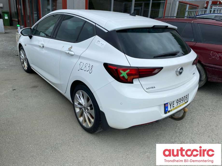Opel Astra K 2015-->> , Motorkode: B16DTH, Girkassekode: MNP