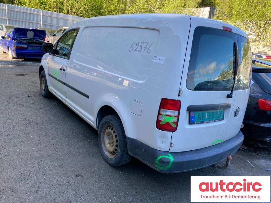 VW Caddy 2010-2015 (Type III, Fase 2) , Motorkode: CAYD, Girkassekode: MHZ