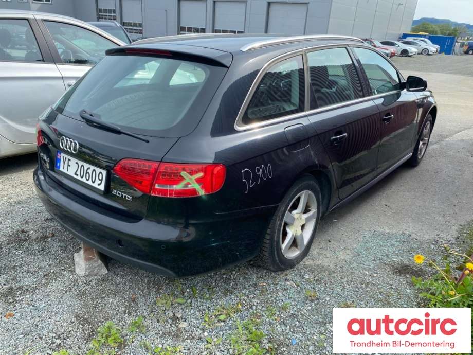 Audi A4 2007-2014 (Type IV) (B8) (B8), Motorkode: CAGA, Girkassekode: LLN