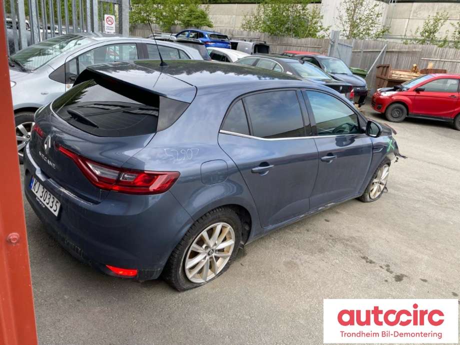 Renault Megane 2016-->> Type IV , Motorkode: H5F, Girkassekode: TL4