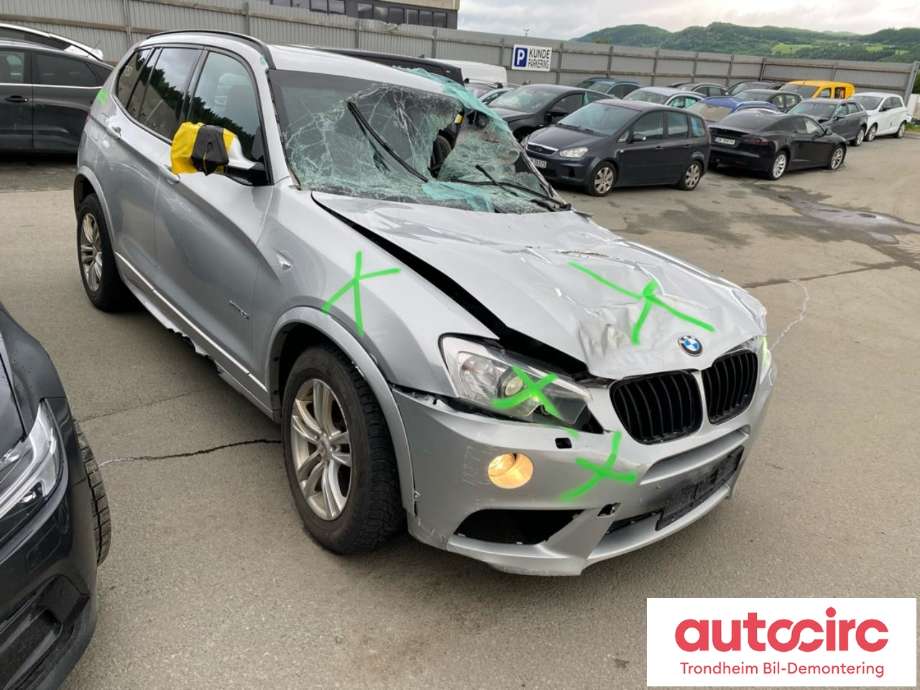 BMW X3 2010-2017 (F25) (F25), Motorkode: N20B20A, Girkassekode: 24008486475