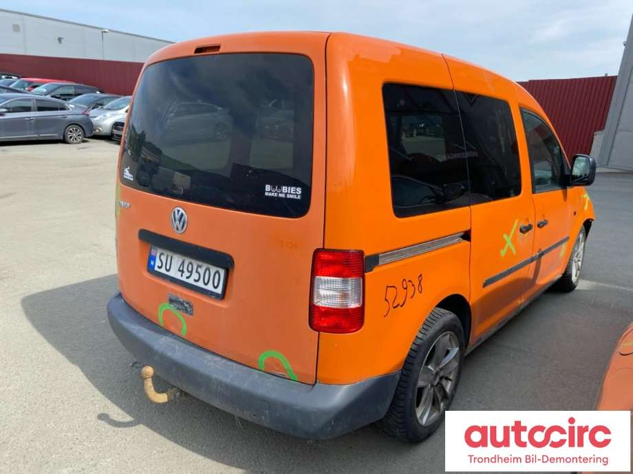 VW Caddy 2004-2010 (Type III, Fase 1) , Motorkode: 1.9 TDI 105 HK, Girkassekode: JCS
