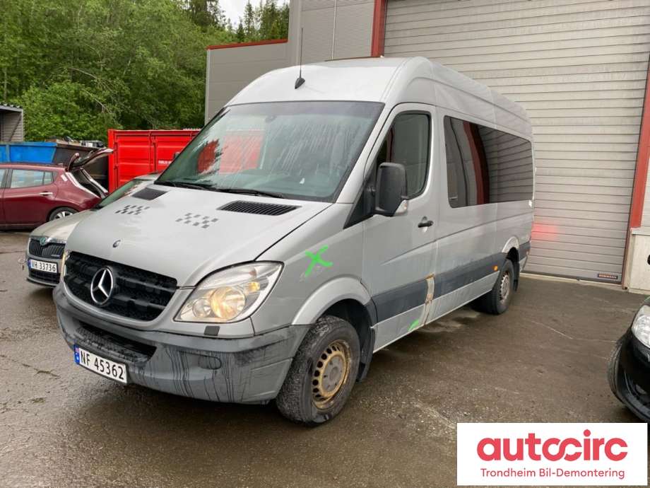 Mercedes Sprinter 2006-2013 (Fase 1) (906) (906), Motorkode: OM651955, Girkassekode: 722686