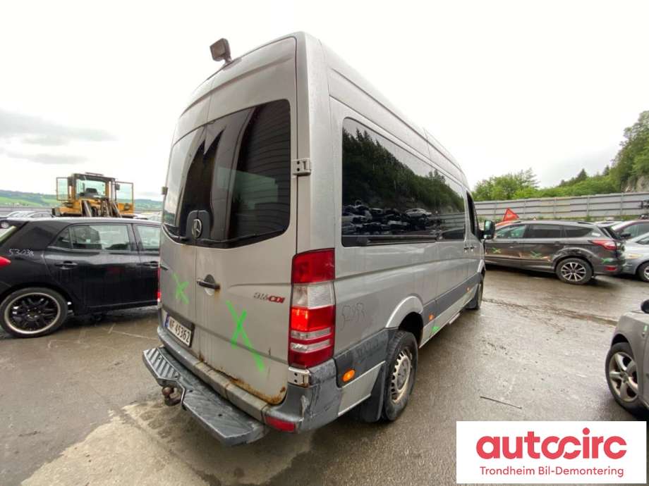Mercedes Sprinter 2006-2013 (Fase 1) (906) (906), Motorkode: OM651955, Girkassekode: 722686