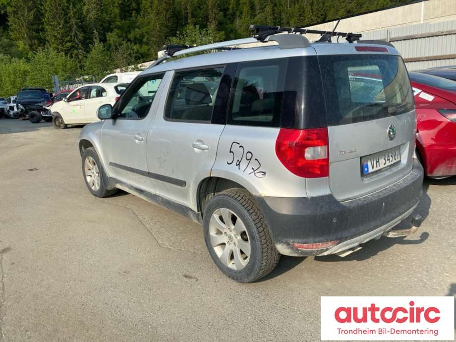 Škoda Yeti 2009-2013 (Fase 1) , Motorkode: CFH, Girkassekode: 