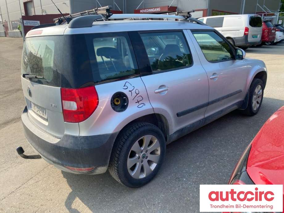 Škoda Yeti 2009-2013 (Fase 1) , Motorkode: CFH, Girkassekode: 