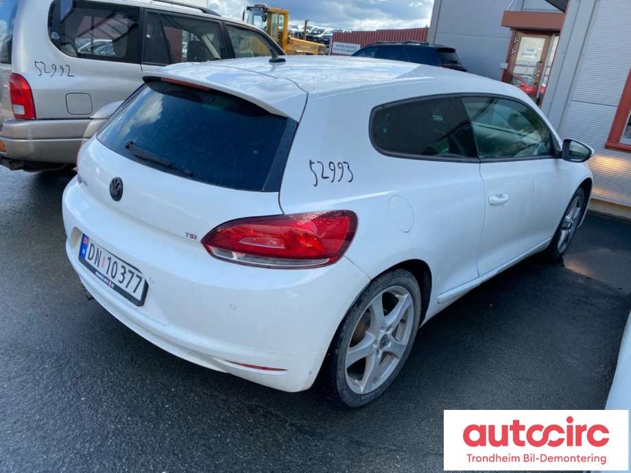 VW Scirocco 2008-2013 , Motorkode: CAVD, Girkassekode: KWB