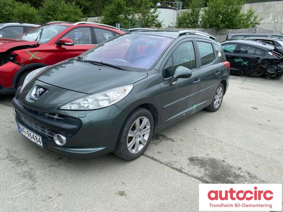 Peugeot 207 2006-2012 , Motorkode: 9HX, Girkassekode: 2222PT