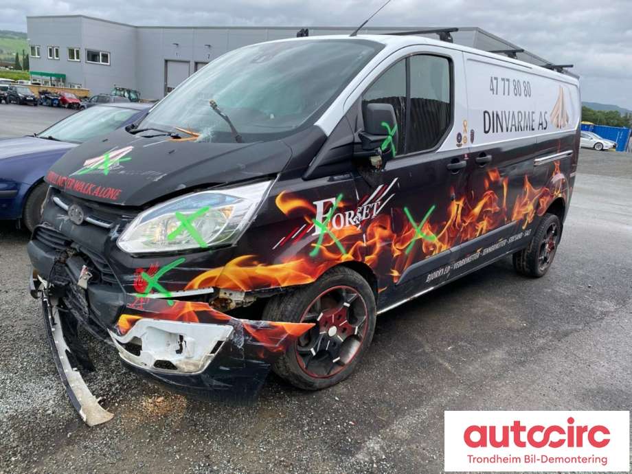 Ford Transit Custom 2013-2023 (Type I) , Motorkode: CYFF, Girkassekode: BK2R7002NA