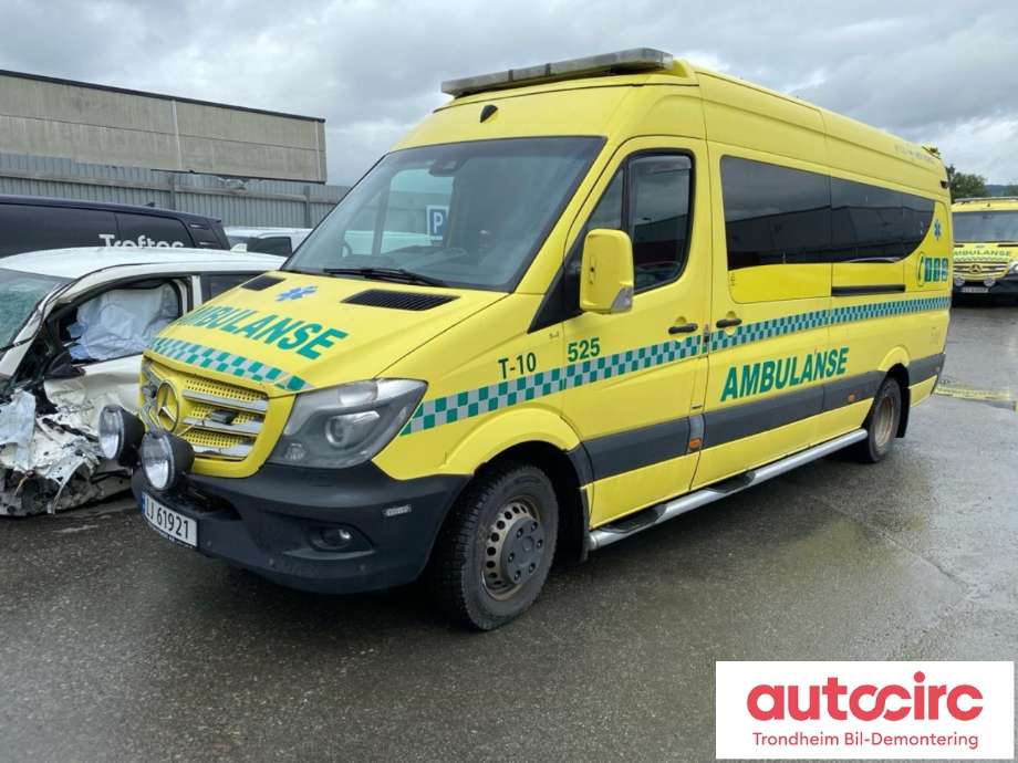 Mercedes Sprinter 2013-2018 (Fase 2) (906) (906), Motorkode: OM642.896, Girkassekode: 722.902