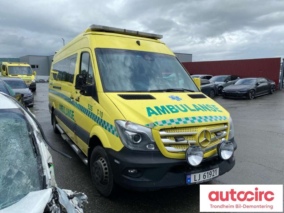 Mercedes Sprinter 2013-2018 (Fase 2) (906) (906), Motorkode: OM642.896, Girkassekode: 722.902