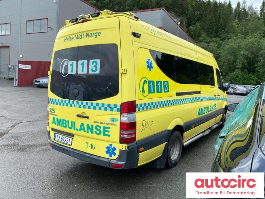 Mercedes Sprinter 2013-2018 (Fase 2) (906) (906), Motorkode: OM642.896, Girkassekode: 722.902