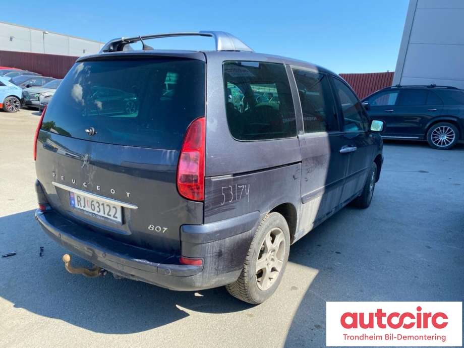Peugeot 807 2003-2009 , Motorkode: RHM, Girkassekode: 2222PF