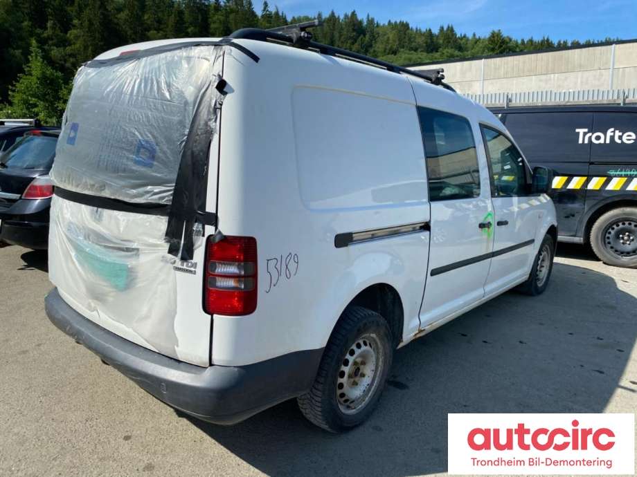 VW Caddy 2010-2015 (Type III, Fase 2) , Motorkode: CFHF, Girkassekode: NFQ