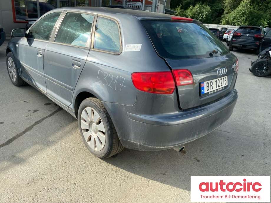 Audi A3 2003-2008 (Type II, Fase 1) , Motorkode: BGU, Girkassekode: FVH