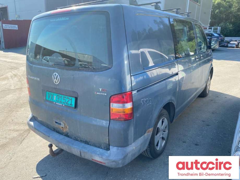 VW Transporter / Caravelle 2003-2009 (Fase 1) (T5) (T5), Motorkode: AXD, Girkassekode: 