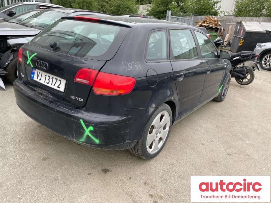 Audi A3 2003-2008 (Type II, Fase 1) , Motorkode: BLS, Girkassekode: KMZ