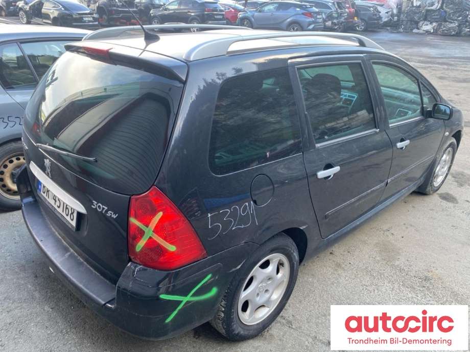Peugeot 307 2005-2008 (Fase 2) , Motorkode: 9HZ, Girkassekode: 2222LL